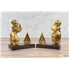 Image 1 : Jennings Brothers Dutch Children Sailboat Bookends