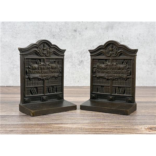 Bradley & Hubbard Library Shakespeare Bookends
