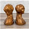 Image 3 : Art Nouveau Female Bust Bookends