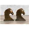 Image 4 : Art Deco Abbotware Horse Head Bookends