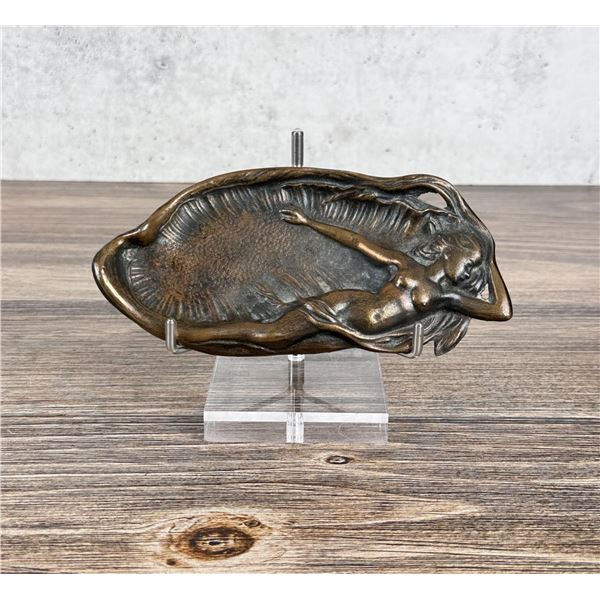 Art Nouveau Nude Calling Card Tray