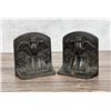 Image 1 : Cast Iron Wisdom & Medicine German Bookends