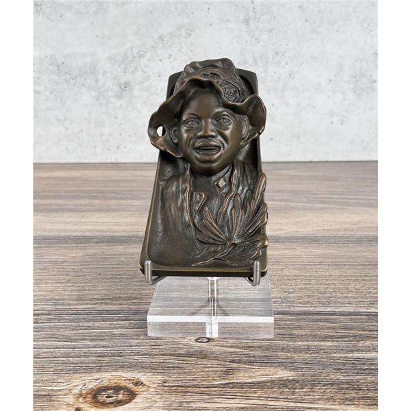 Black Americana Johnny Griffin Bronze Inkwell