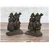 Image 1 : Verona Cast Iron Dutch Windmill Couple Bookends