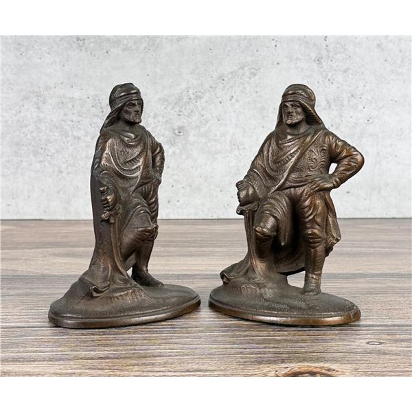Hubley Cast Iron Arabian Sheik Bookends