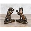 Image 1 : Armor Bronze Roaring Tiger Bookends