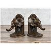 Image 1 : Jennings Brothers Elephant Bust Bookends 1531