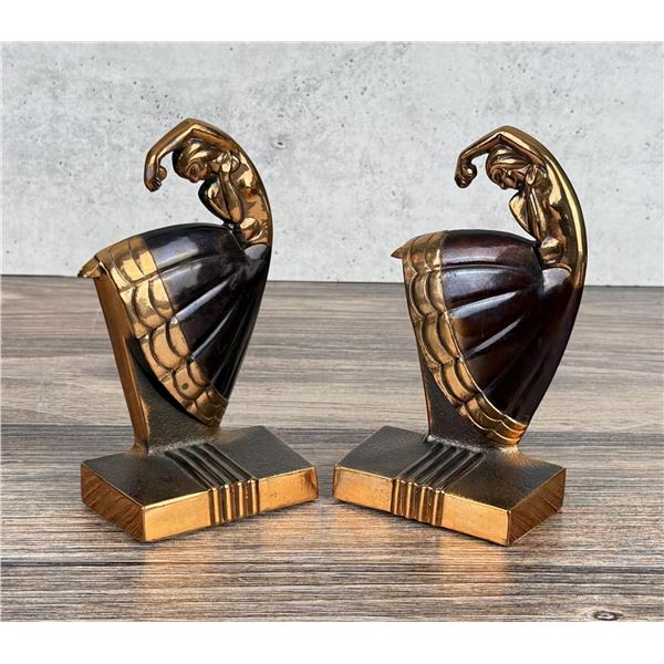 Art Deco Dodge Flamenco Dancer Bookends