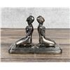 Image 3 : Art Deco Silver Clad Nude Bookends