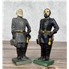 Image 1 : Cast Iron Civil War Generals Grant & Lee Bookends