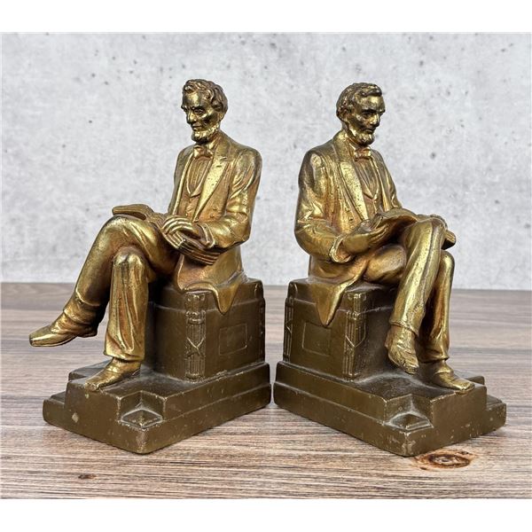 Armor Bronze Abraham Lincoln Bookends