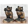 Image 1 : Hubley Cast Iron Kitten Bookends Doorstops