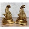 Image 1 : Marion Bronze Leaf Flame Bookends