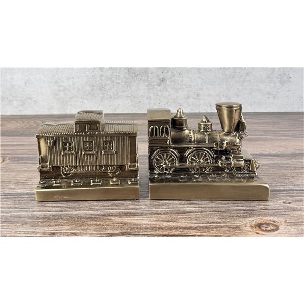PM Craftsman Locomotive Caboose Bookends