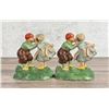 Image 1 : Hubley 332 Cast Iron Kissing Dutch Kids Bookends