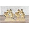 Image 2 : Hubley 332 Cast Iron Kissing Dutch Kids Bookends