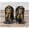 Image 2 : Art Deco Bronze & Marble Reclining Boy Bookends