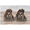 Image 2 : Littco Cast Iron Gladiator & The Lion Bookends