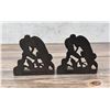 Image 3 : Littco Cast Iron Gladiator & The Lion Bookends
