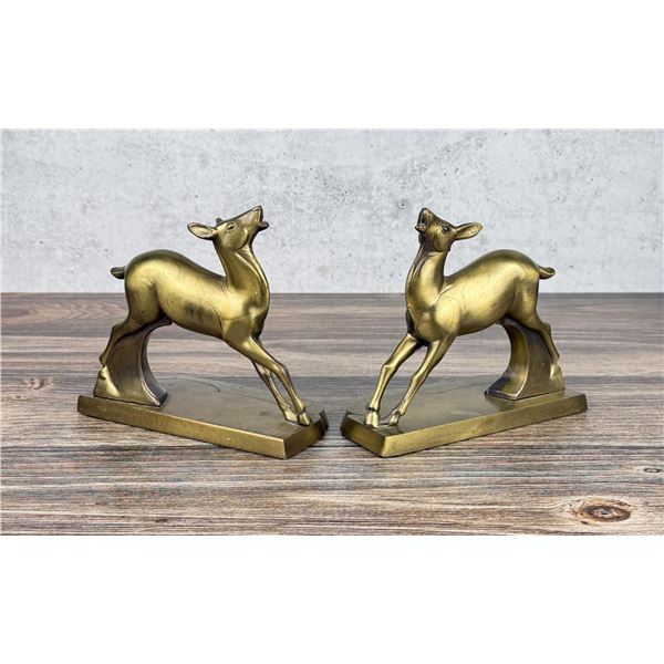 Art Deco Frankart Deer Bookends