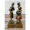 Image 3 : Pompeian Bronze Victorian Couple Bookends