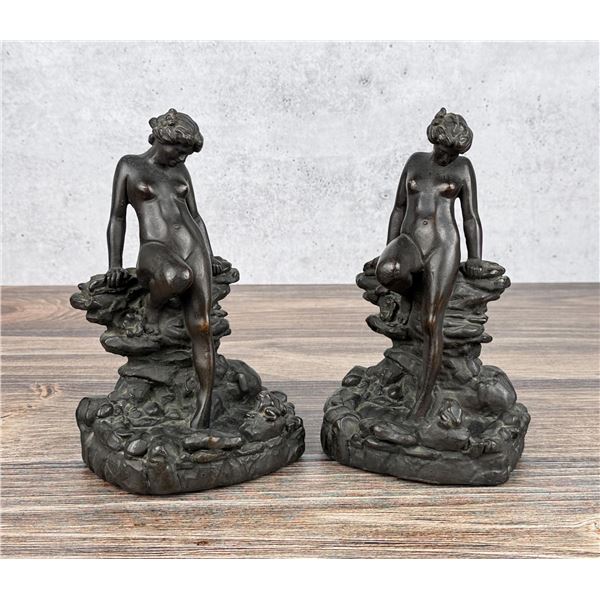 Kathodian Bronze Works KBW Nude Bookends