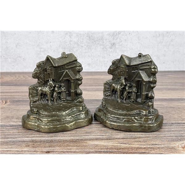 Armor Bronze A Welcome Guest Bookends