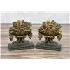 Image 1 : Judd Cast Iron Flower Urn Bookends