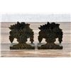 Image 4 : Judd Cast Iron Flower Urn Bookends