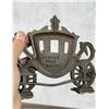 Image 6 : Cinderella Coach Bronze Carriage Bookends