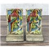 Image 2 : Hubley Cast Iron Parrot Bookends