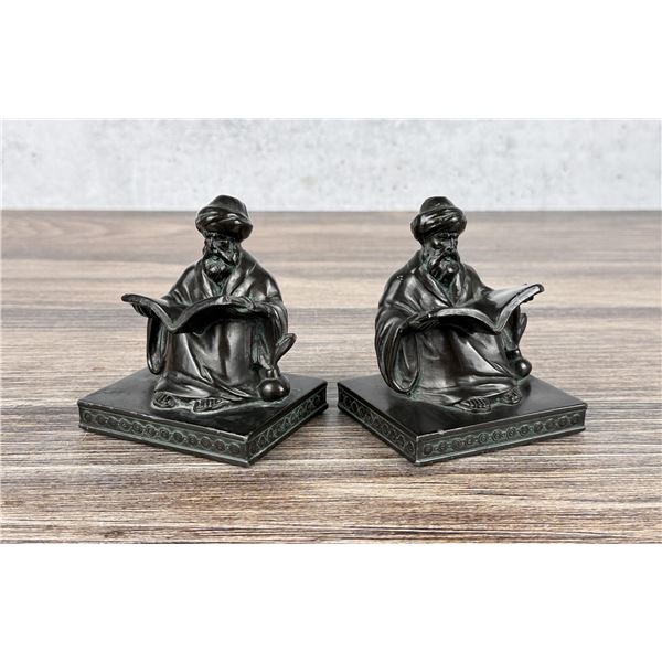Ronson LV Aronson Arab Scholar Bookends