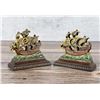 Image 1 : Hubley Cast Iron Spanish Galleon Ship Bookends