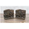 Image 1 : Hubley Cast Iron Chariot Races Bookends 695