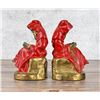 Image 3 : Armor Bronze Reading Robed Monk Bookends