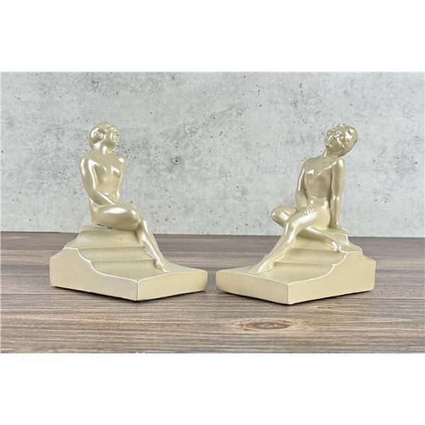 Frankart Style Art Deco Nude Bookends