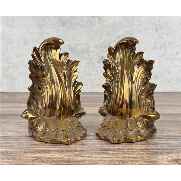 Philadelphia Manufacturing PM Leaf Bookends 92b