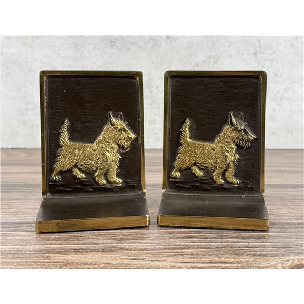 Bradley & Hubbard Scottie Dog Bookends