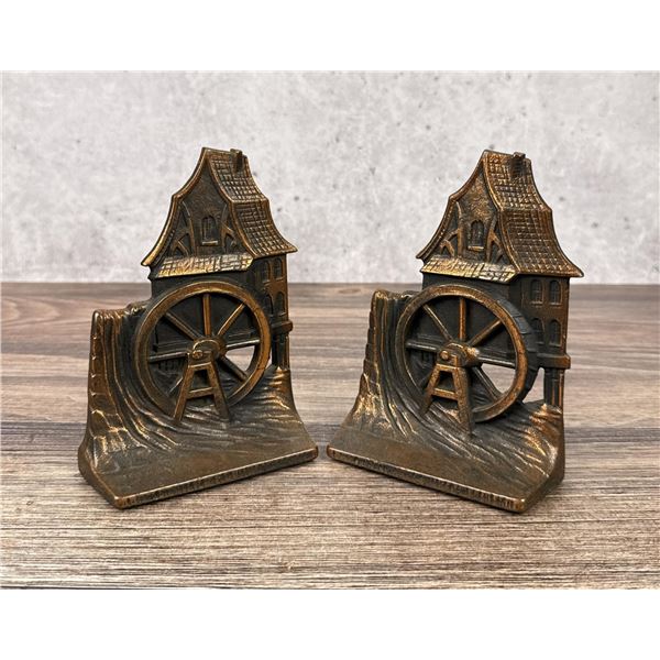 Verona Cast Iron Mill Bookends
