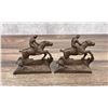 Image 4 : Hubley Cast Iron Whipper-In Steeplechase Bookends