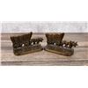 Image 1 : Stern Brothers Bronze Conestoga Wagon Bookends