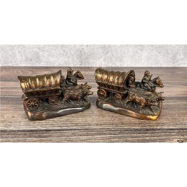 Dodge Gladys Brown Edwards Wagon Bookends