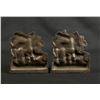 Image 3 : Village Scene Bronze Bookends