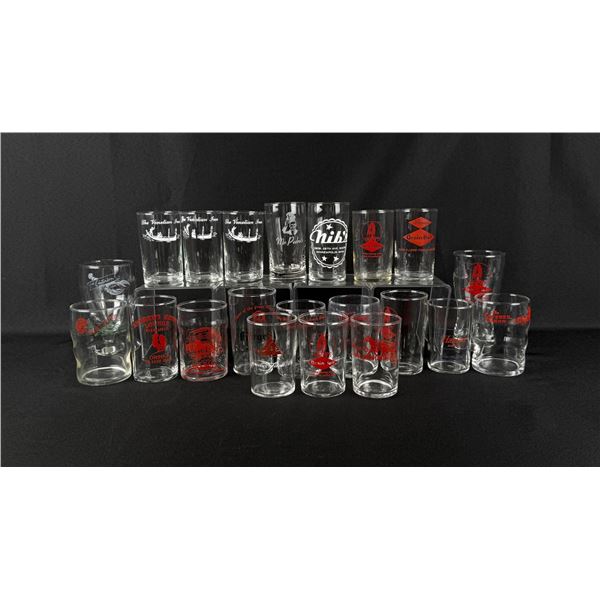 Collection of Advertising Beer Tumbler Glasses