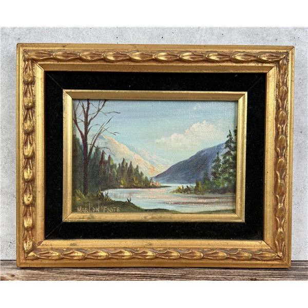 Marlon Foote Lake Tahoe Oil Painting