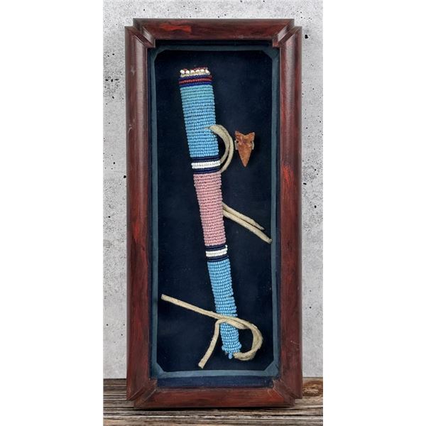 Crow Native American Indian Beaded Awl Case