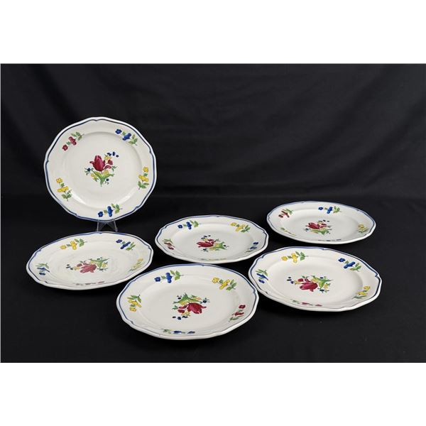 French Bon Vivant Faience Plates