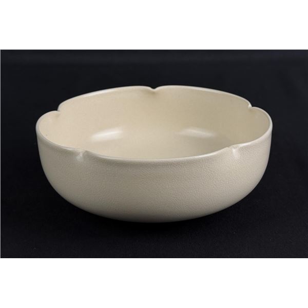 Antique Chinese Porcelain Lobed Mallow Bowl