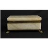 Image 2 : Italian Bronze Mounted Alabaster Trinket Box