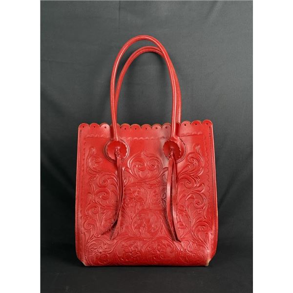 Mary Alice Palmer Tooled Leather Cowgirl Purse